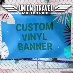 Union Travel Multi Service 13oz Banner